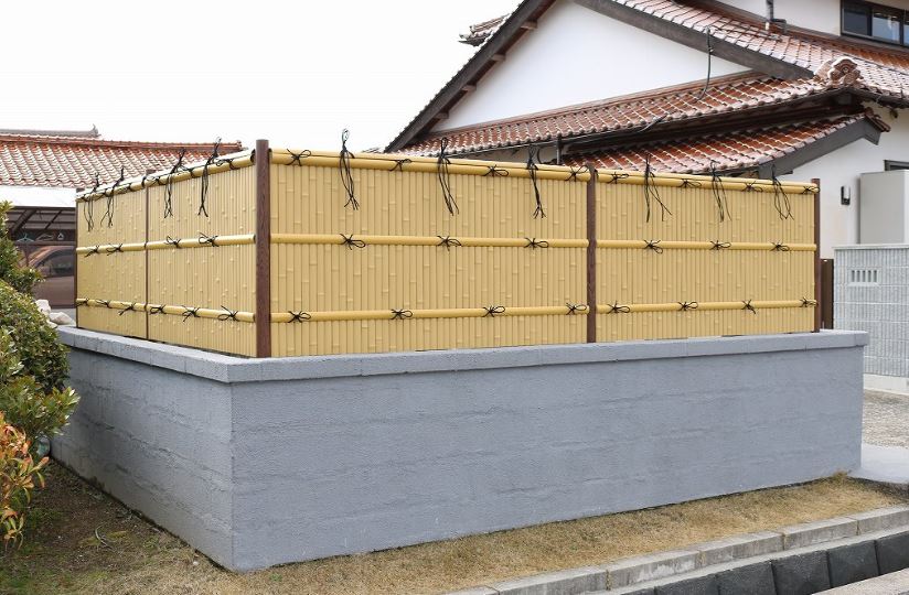 和niwa 風除け和風フェンス