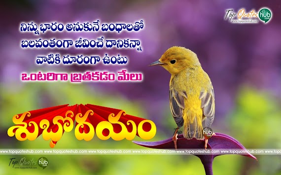Cute Telugu Good Morning Quotes With Images