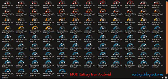 MOD Battery Icon Android