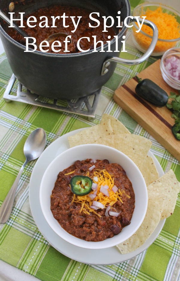 Food Lust People Love Hearty Spicy Beef Chili