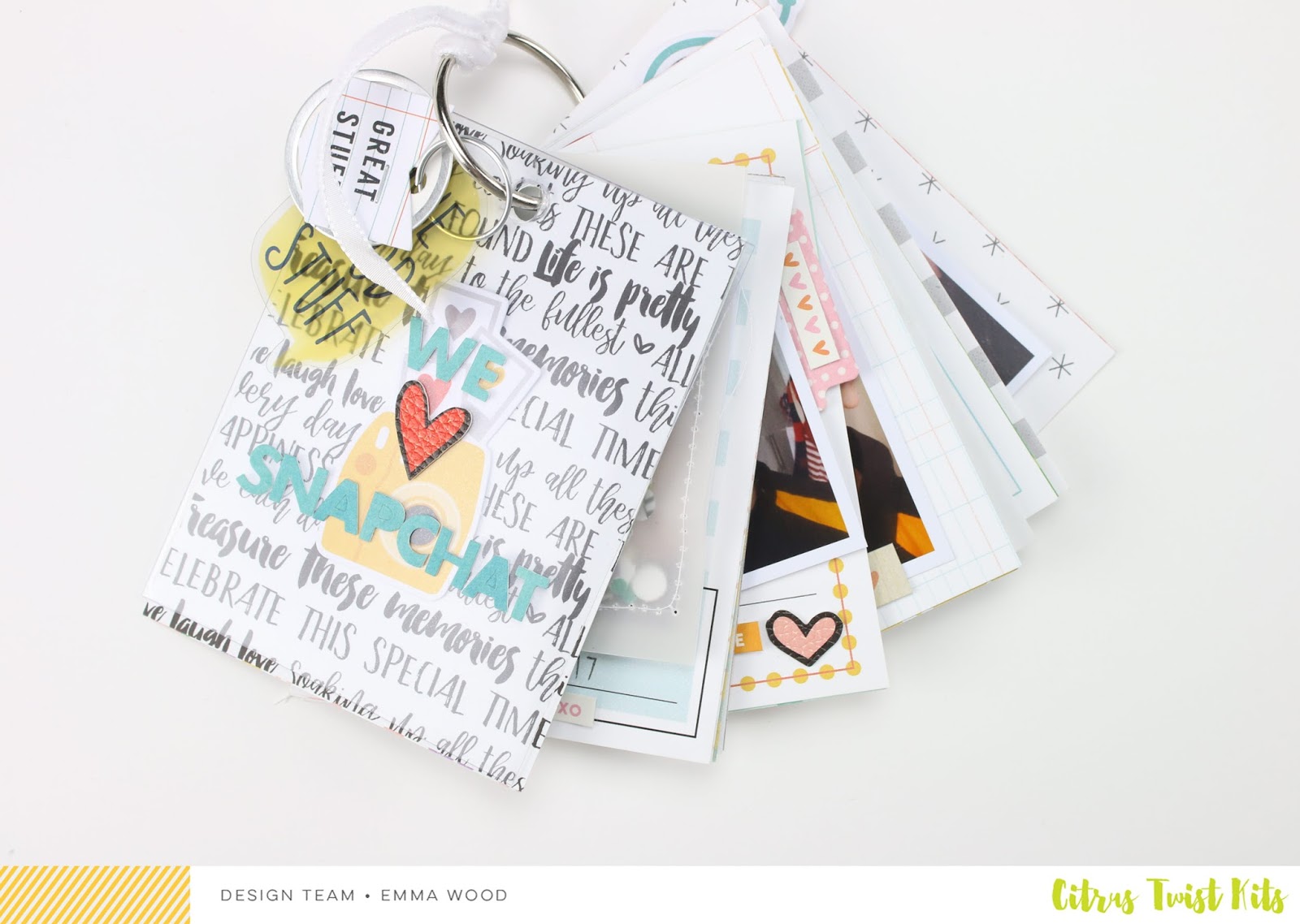Citrus Twist Kits Blog Snapchat, Mini Album with Emma