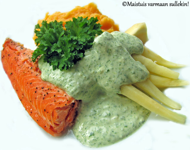 Maistuis varmaan sullekin! Gremolataaioli