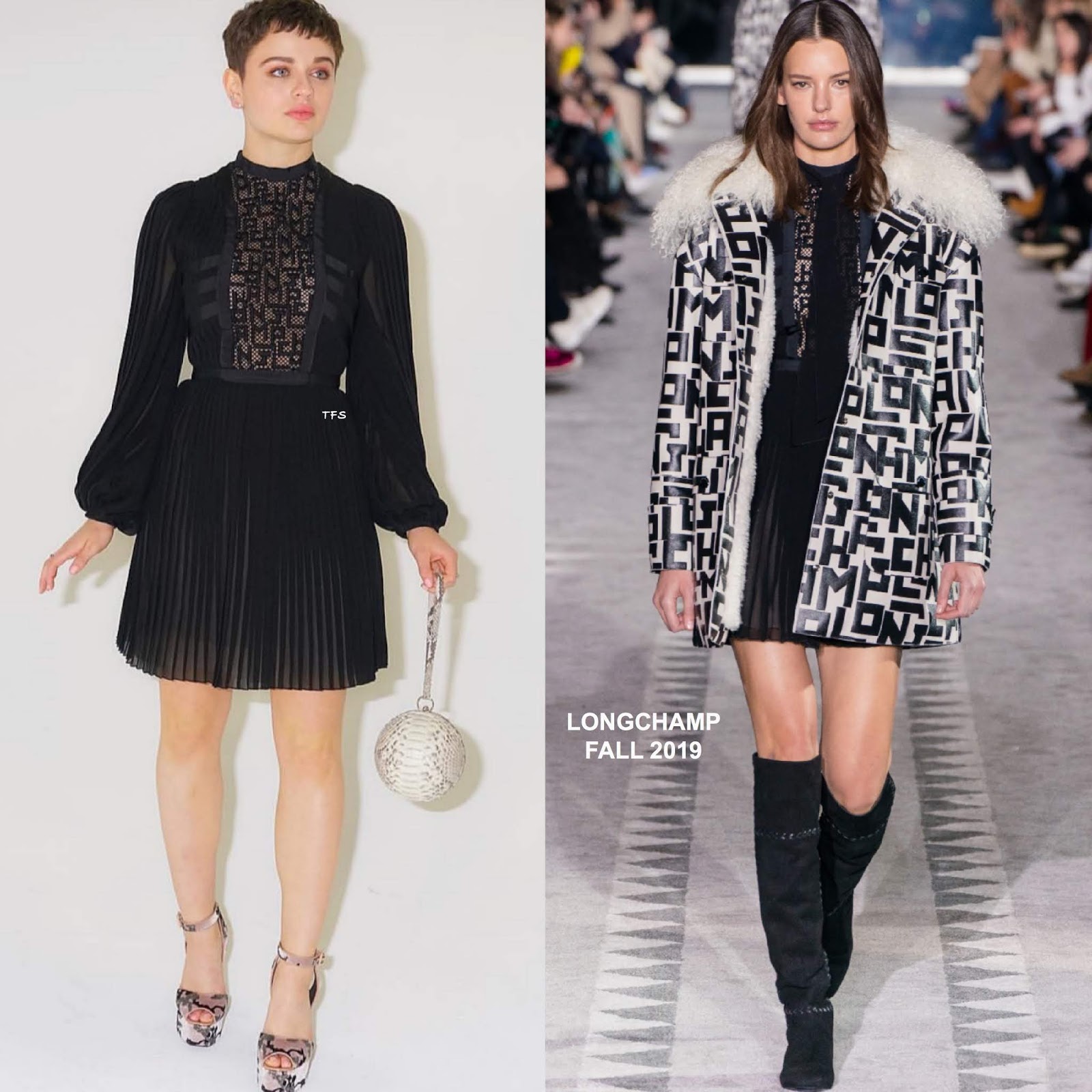 Instagram Style: Joey King in MaisonCleo & Longchamp at the Hulu