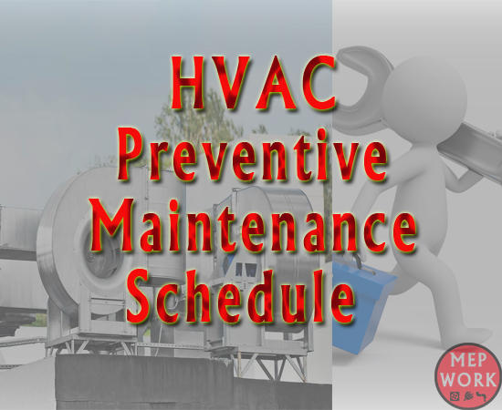 Preventive Maintenance Schedule & Checklists for all HVAC Equipment, Free PDF Document