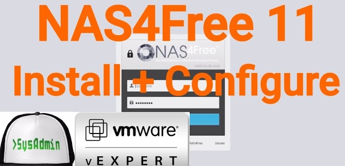 NAS4Free Storage Installation and Configuration on VMware Workstation