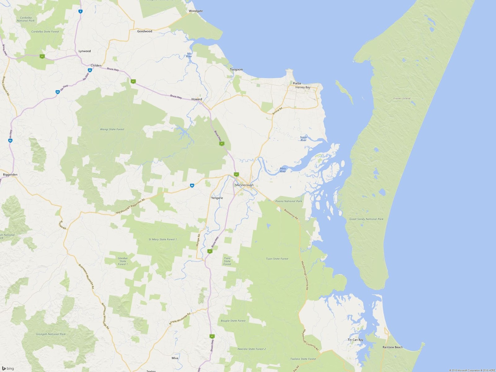 Maryborough Map Free Download