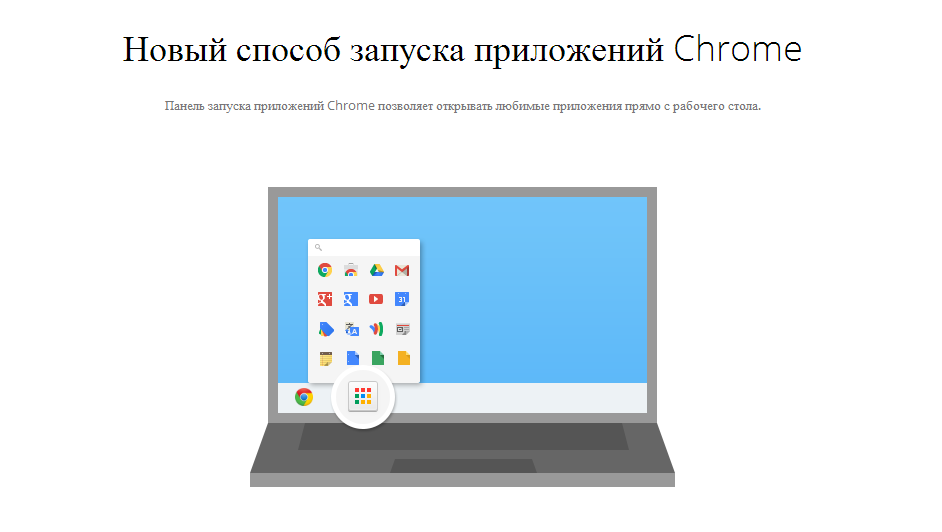 Запустить приложение chrome. Запустить приложение chrome
