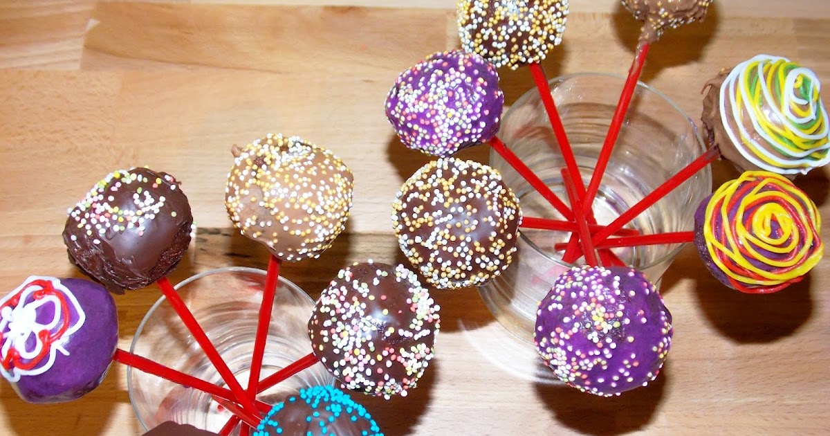 Cake pops Z sercem do garów