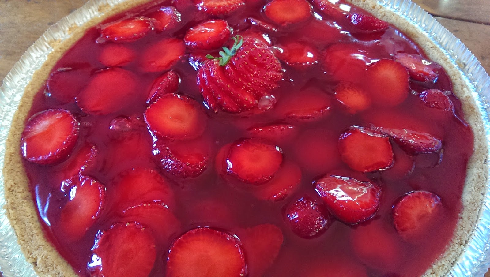 Saveurs et Textures Tarte JellO aux fraises