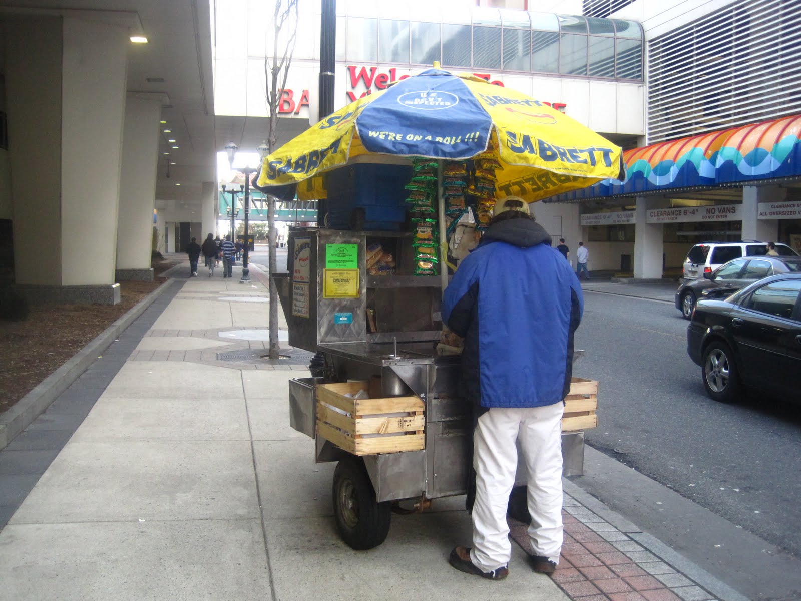 Drawing for Food Atlantic City Dirty Water Dog