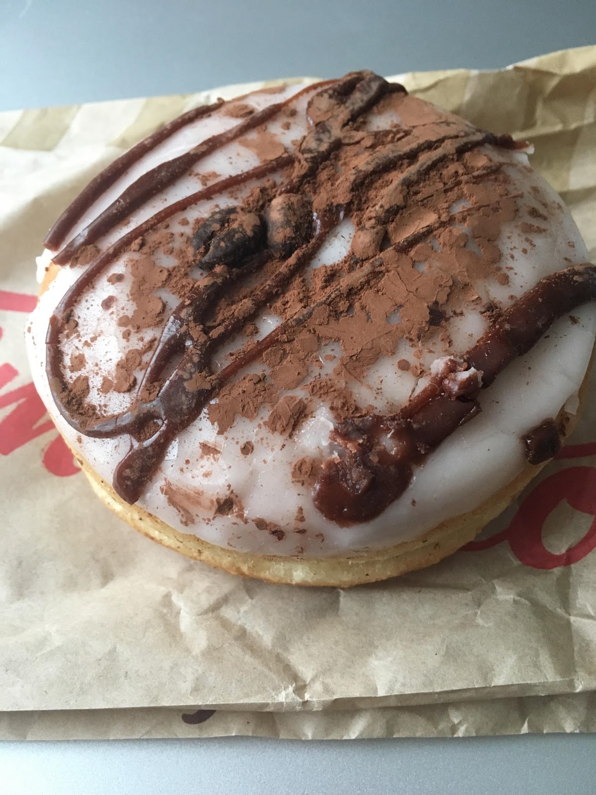 Adorable Fluff Tim Hortons. Tiramisu Donut Review.