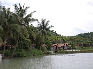 A heavenly view of a village near Inani Beach
