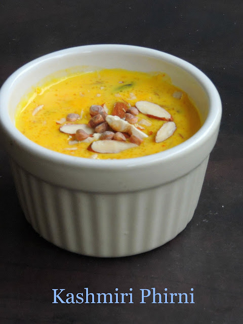 Phirni, Saffron Phirni