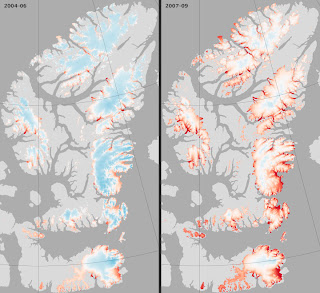 solitary dog sculptor: NASA: Ice Loss in the Canadian Arctic ...