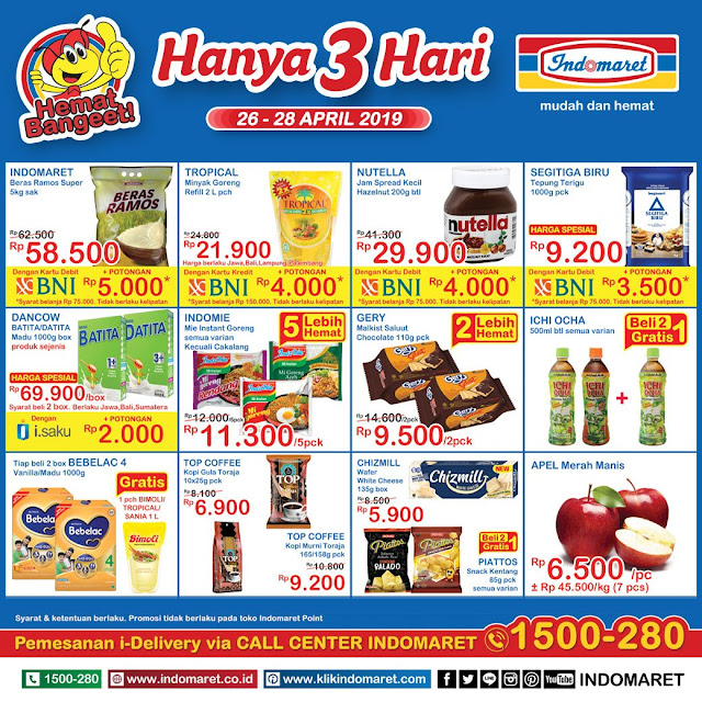 #Indomaret - #Promo #Katalog JSM Periode 26 - 28 April 2019 #Indomaret - #Promo #Katalog JSM Periode 26 - 28 April 2019