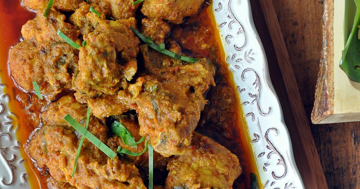 Resepi Ayam Masak Rendang Santai Rendang Ayam 500gm