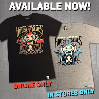 House of Blues 20th Anniversary T-Shirts by Johnny Cupcakes