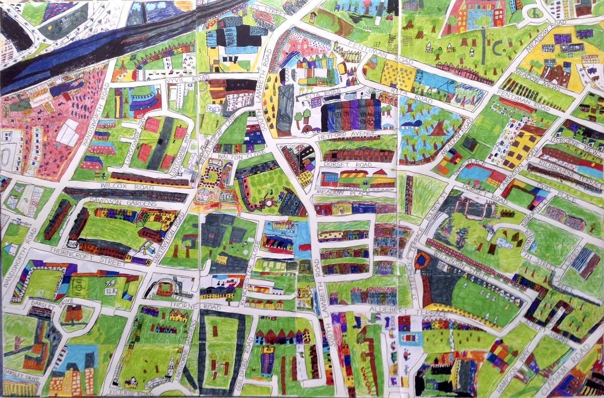 Robin Whitmore: Kids' workshop map drawing