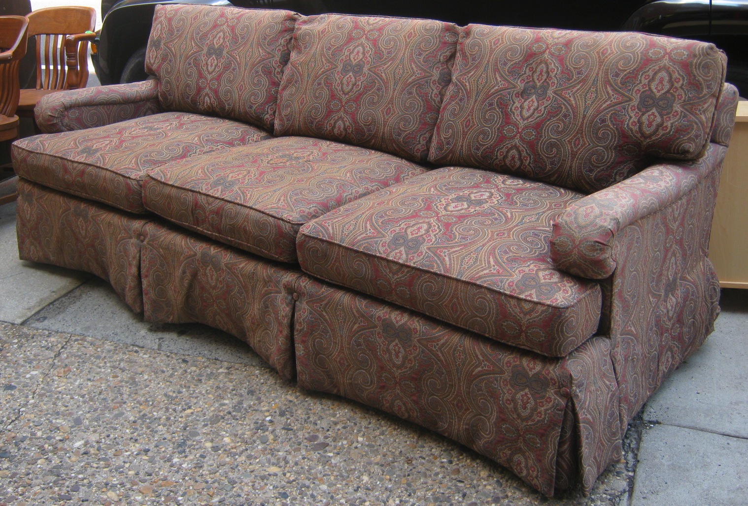 Uhuru Furniture & Collectibles Henredon Paisley Sofa Sold