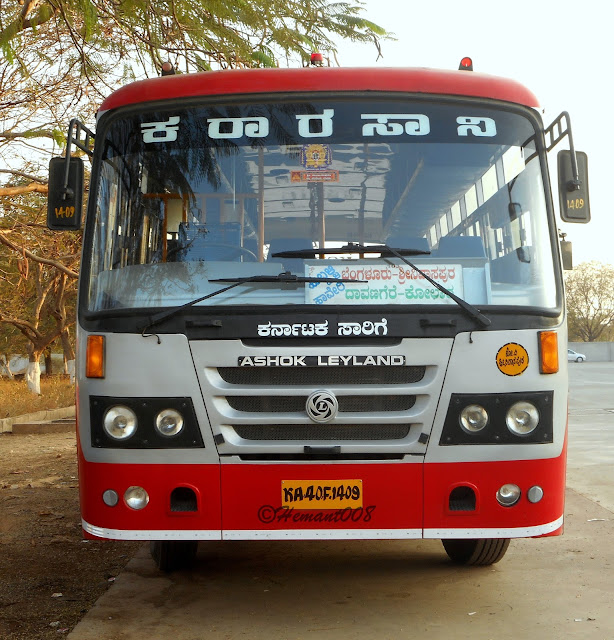 Hemant AutoclickZ KSRTC Express Bus by Azad coach on Ashok Leyland