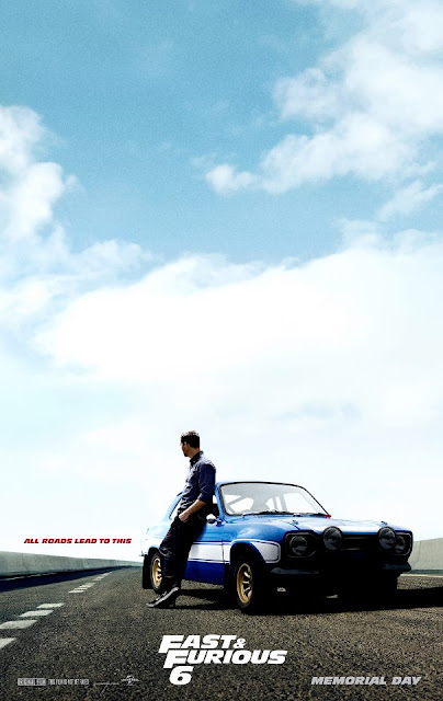 Poster Fast & Furious 6 con Vin Diesel, Dwayne Johnson