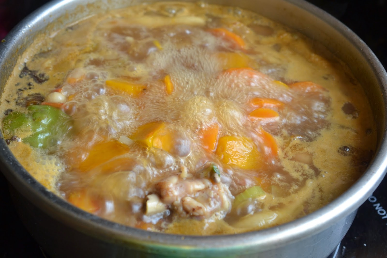 Greedy Girl Jamaican Chicken Pumpkin Soup