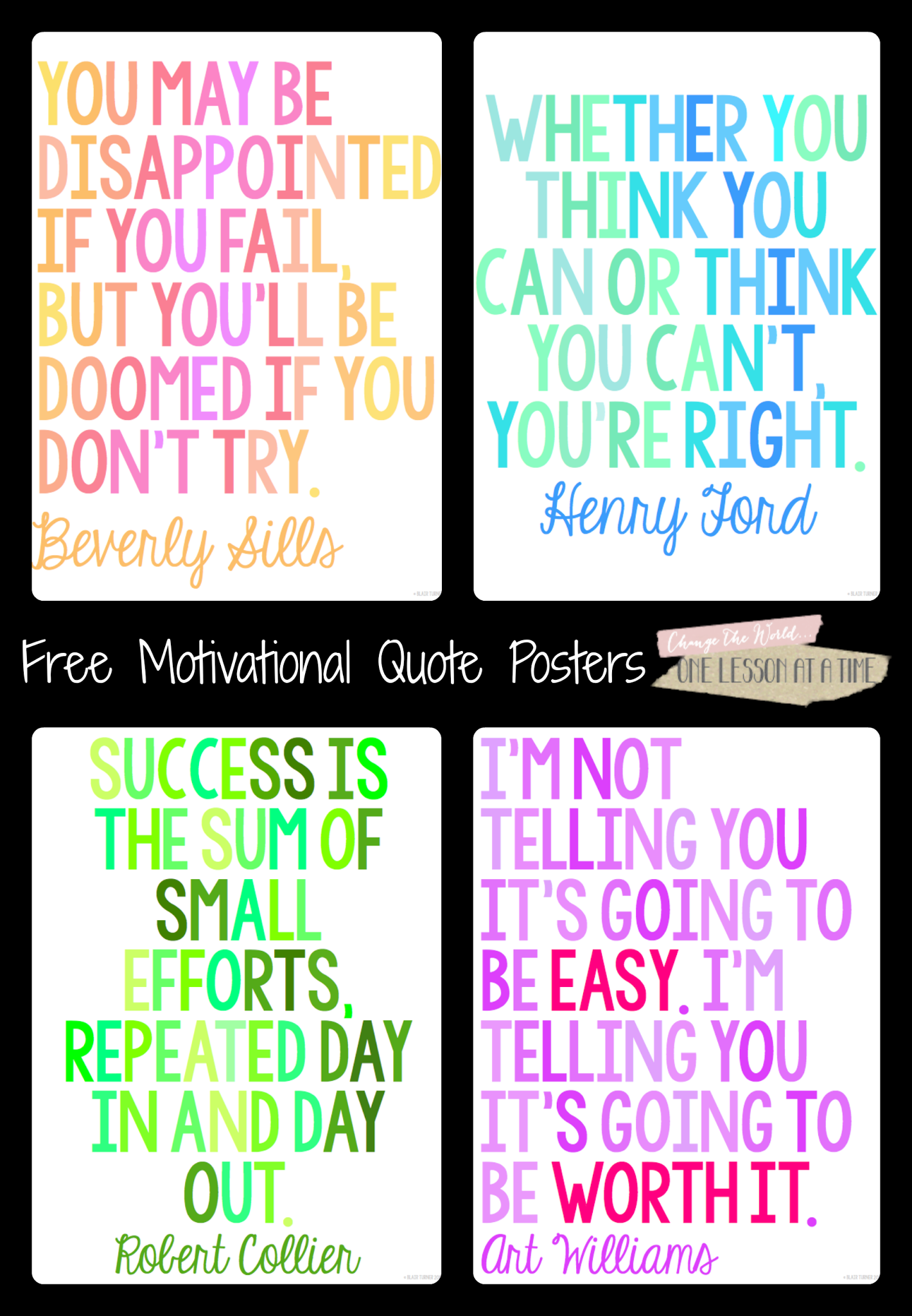 Short Motivational Quotes For Elementary Students ~ All Things Upper ...