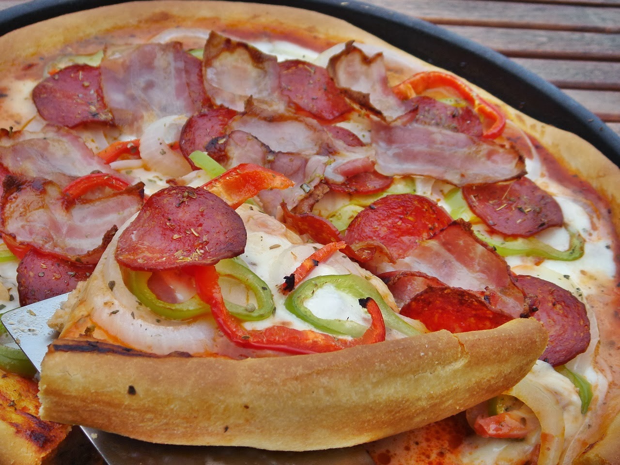 Nem vagyok mesterszakács Amerikai pizza a magyaros