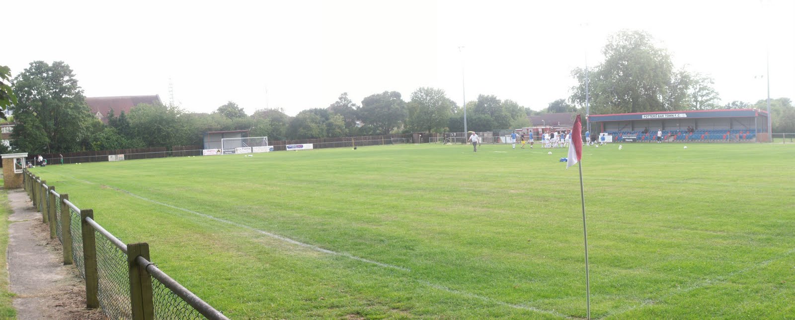 Football Grounds visited by Richard Bysouth Potters Bar Town FC