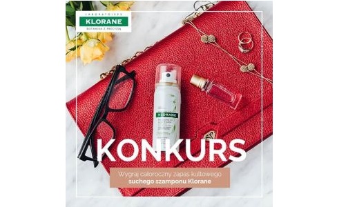 Wygraj całoroczny zapas kultowego suchego szamponu Klorane Konkurs