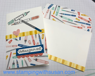 Stampin' Up! Follow Your Art Suite, www.stampingwithsusan.com, Follow Your Art Embellishment Kit, It Starts with Art Bundle, Follow Your Art Designer Series Paper