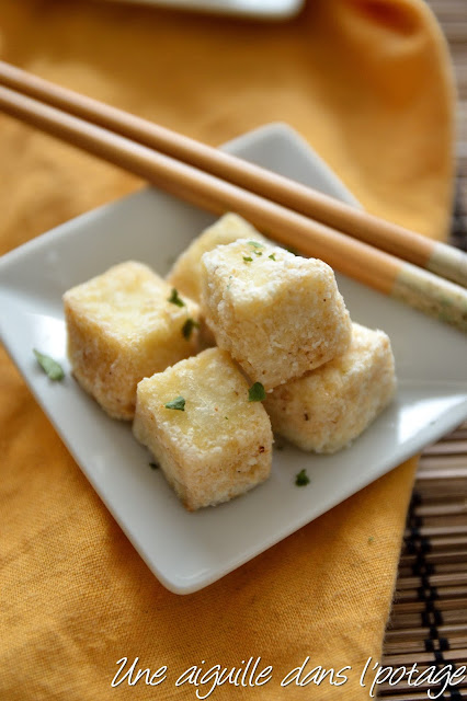 Tofu frit sel-poivre  cuisine asiatique