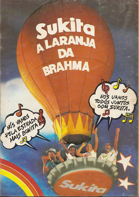 Propaganda do refrigerante Sukita, apresentado em 1986.