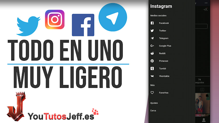 Juntar Instagram, Facebook y Twitter en Una Sola Aplicación - Todo en Uno