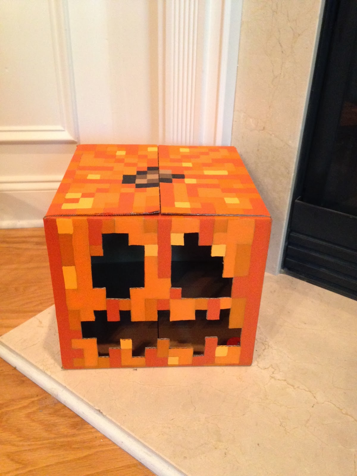 The Life and Times of Rixie the 4th: Minecraft Pumpkin