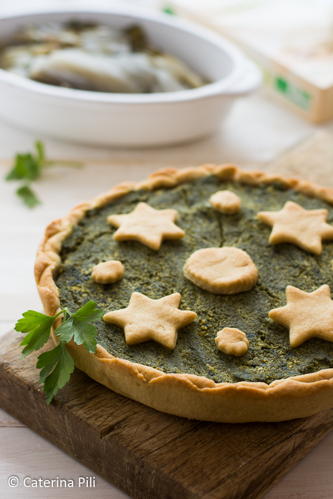 Crostata salata con ripieno di verdure e tofu | ricetta vegana Crostata salata con ripieno di verdure e tofu | ricetta vegana