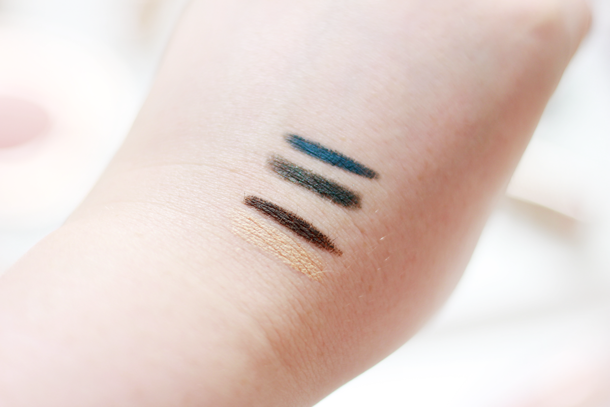 Swatches of KIKO In the shade eyeshadow & kajal Swatches of KIKO In the shade eyeshadow & kajal