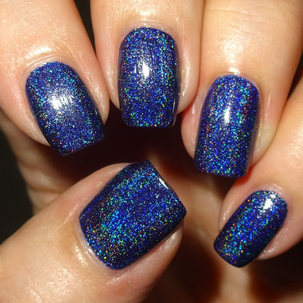 wendy's delights navy blue holographic