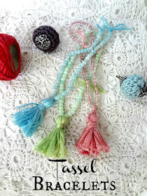 bead and tassel bracelets