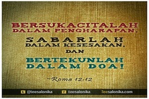 FIRMAN TUHAN HARI INI SELASA 6 MEI 2014 YEREMIA 29:11-14 ~ PUJIAN DAN