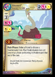 My Little Pony Discord, Sneaky Snake Marks in Time CCG Card