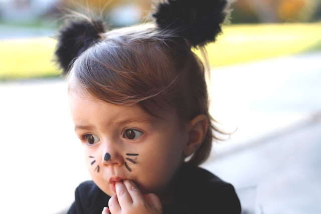 how to make a cat costume for little girl, the cutest halloween costume