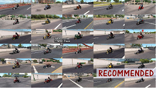 ATS - Motorcycle Traffic Pack v2.5 ats motorcycle traffic pack v2.5