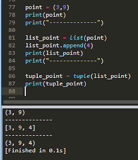Tuples and Lists Type Conversions (Python)