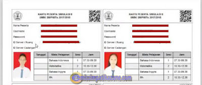 Cara Upload Foto Untuk Kartu Peserta UNBK