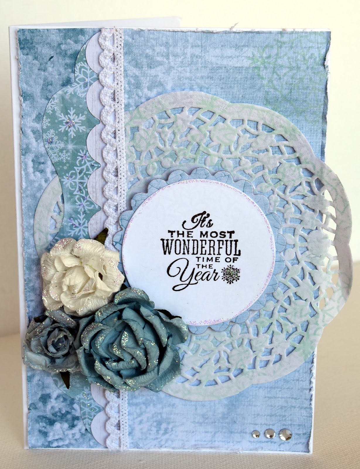 Silver Bells Christmas Card