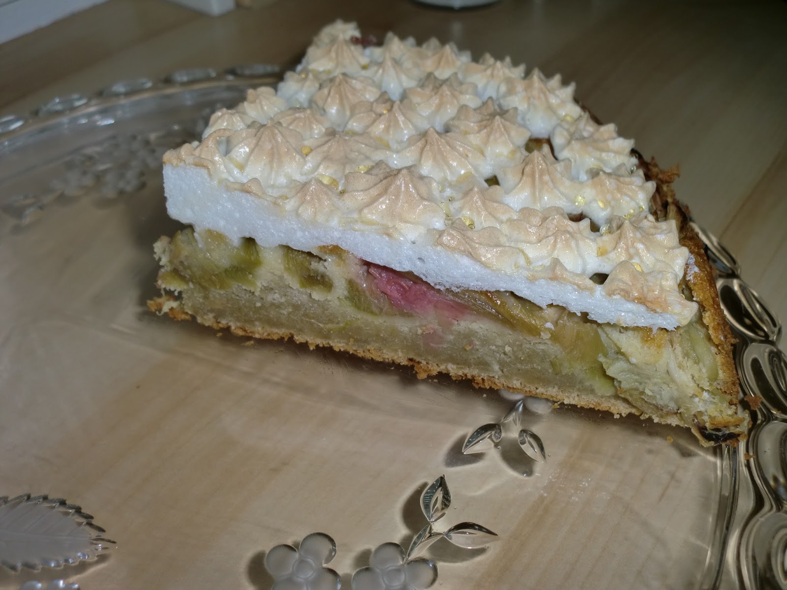 Naehoma - moni: Rhabarber Apfelkuchen