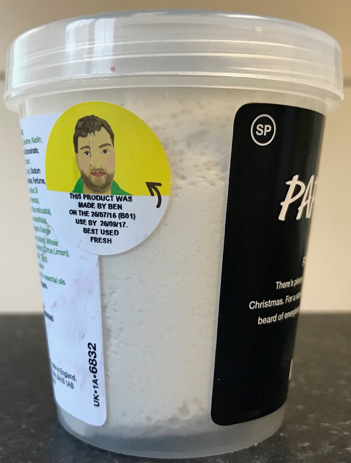 All Things Lush UK Papa Noel Face Wash Jelly