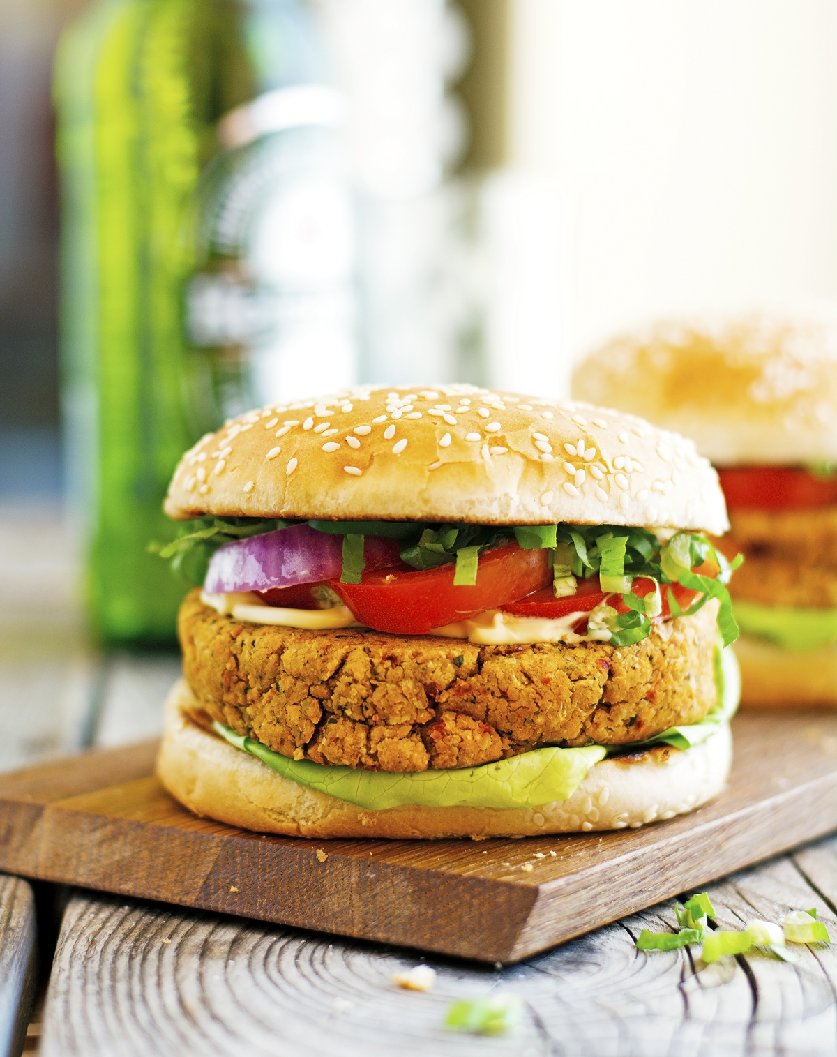 (Vegan) SunDried Tomato and Chickpea Burgers The Iron You Bloglovin’
