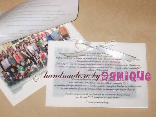 Modele De Invitatii Pentru Banchet Clasa 8 danique boutique: invitatii handmade